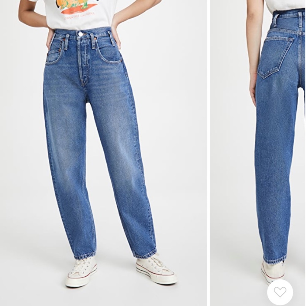 Re/done 80’s peg leg jeans